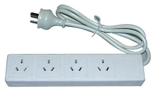 Power Board 4 Outlet 240v $8.00